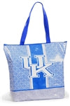 Greek Key Shopper Tote