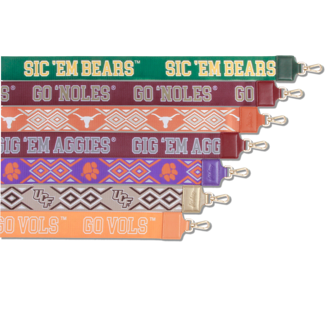 Lexi Bag Strap - Collegiate Licensed Purse strap, 2" wide