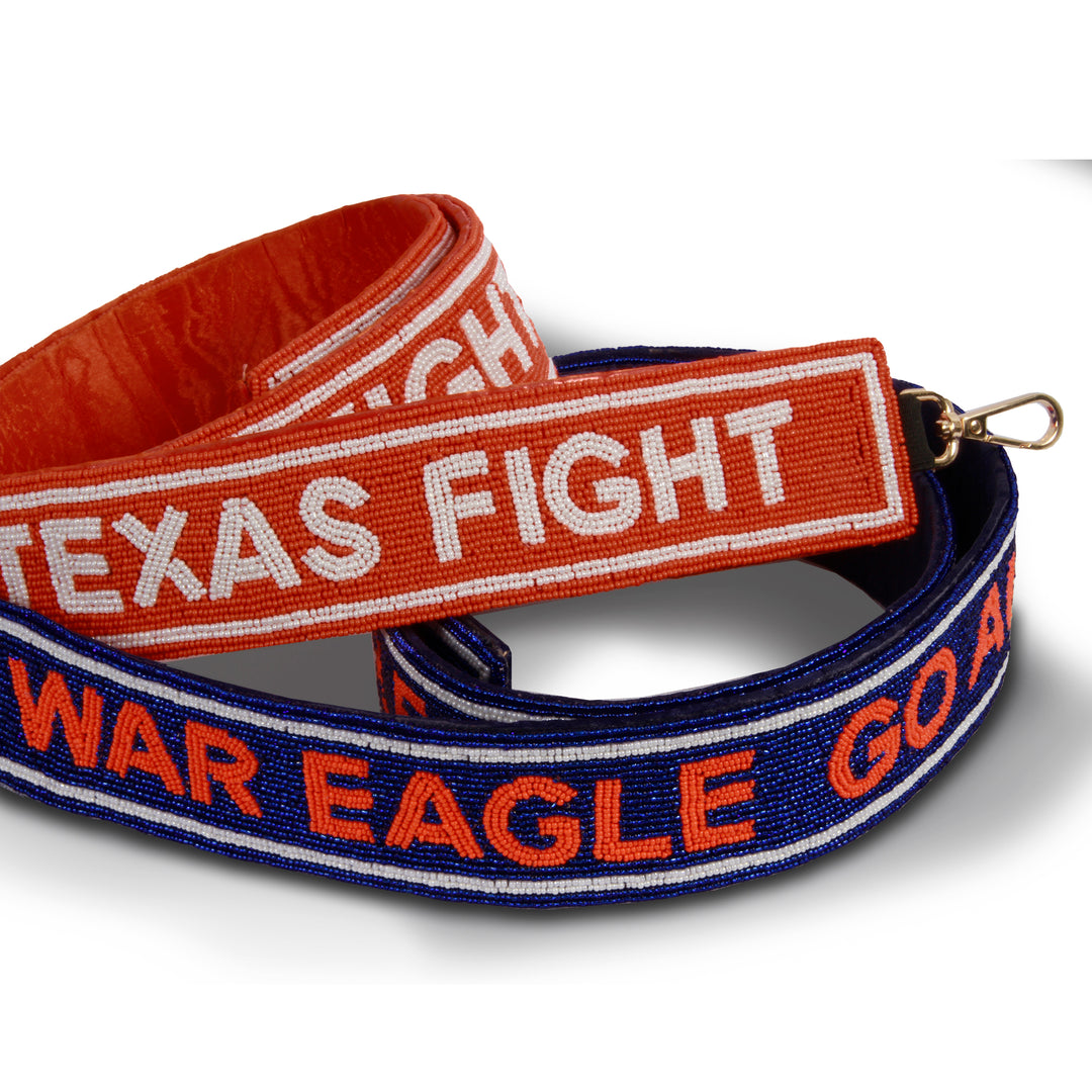 collegiate licensed beaded purse strap