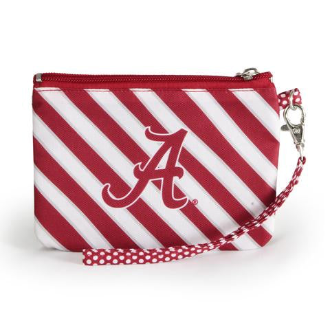 Striped Wristlet