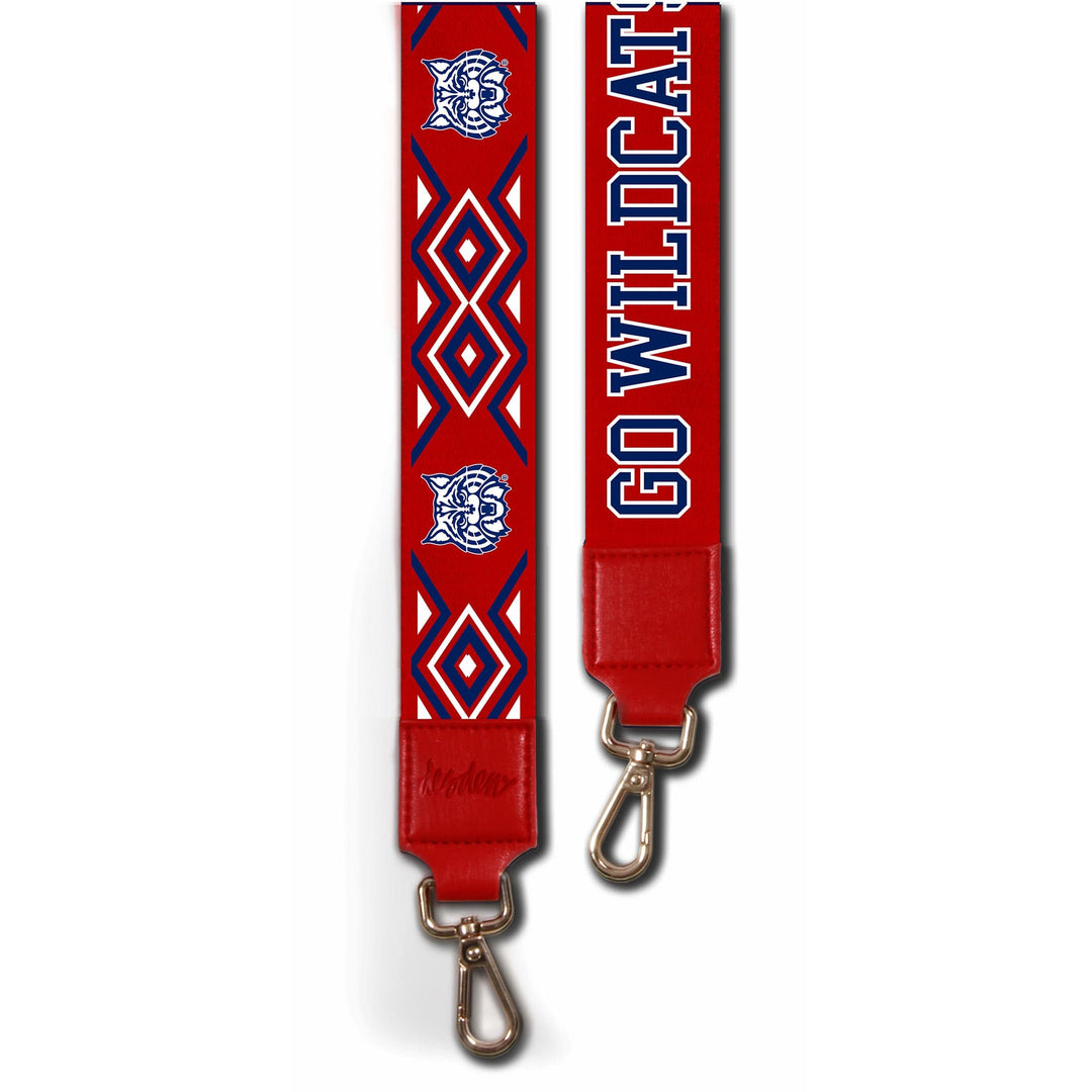 Desden Purse Strap Arizona Wildcats custom purse strap in Navy and Red by Desden - Red Base Color