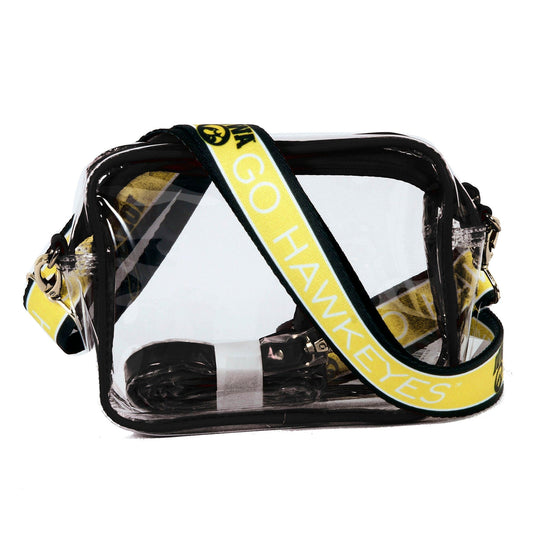 Iowa Bridget Clear Purse, stadium-approved, officially licensed, by Desden