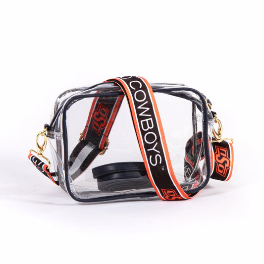 Oklahoma State Bridget Clear Purse, stadium-approved, officially licensed, by Desden