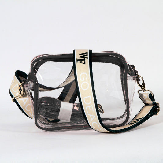 Wake Forest Bridget Clear Purse, stadium-approved, officially licensed, by Desden