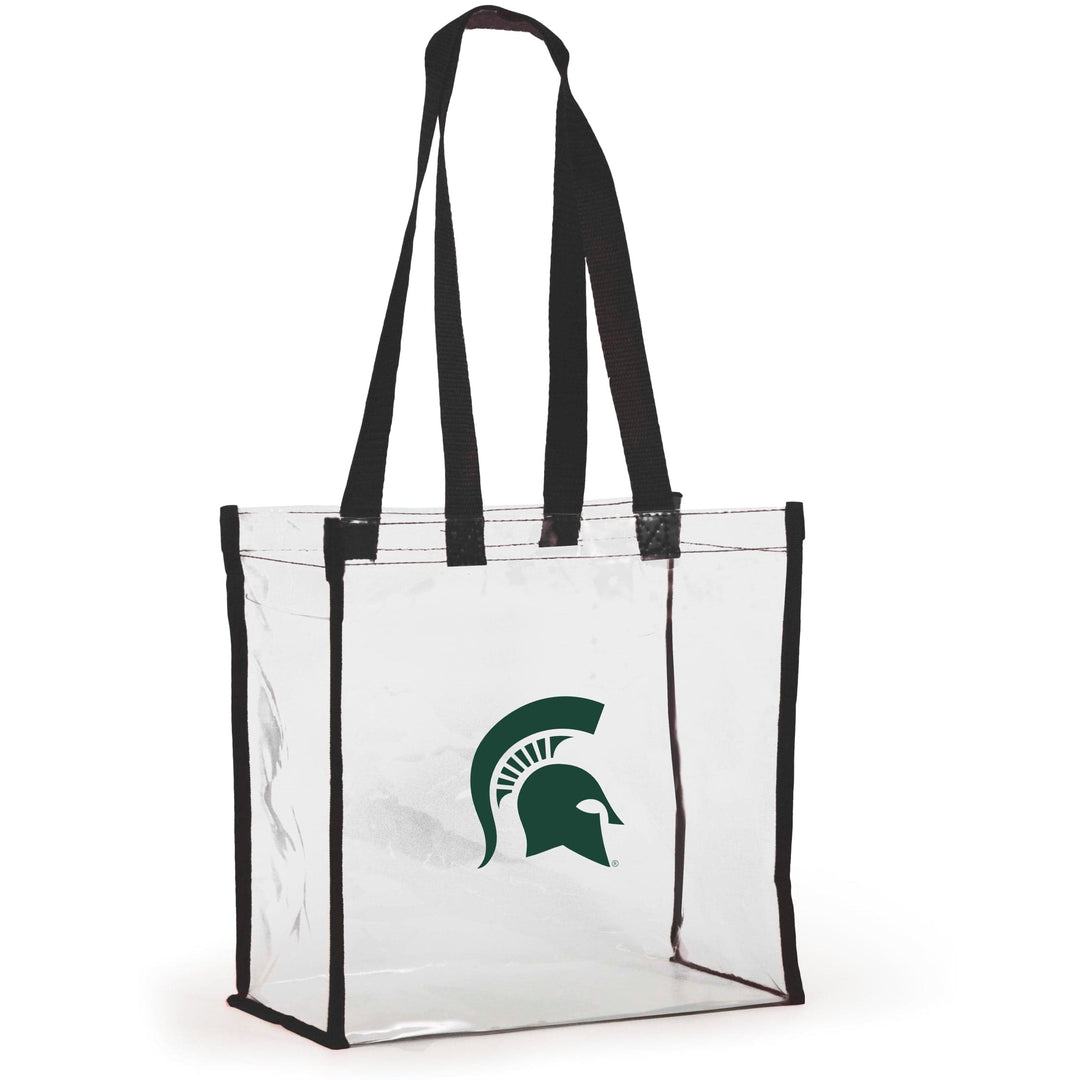 Desden Tote Bag Clear Stadium Tote- Michigan State