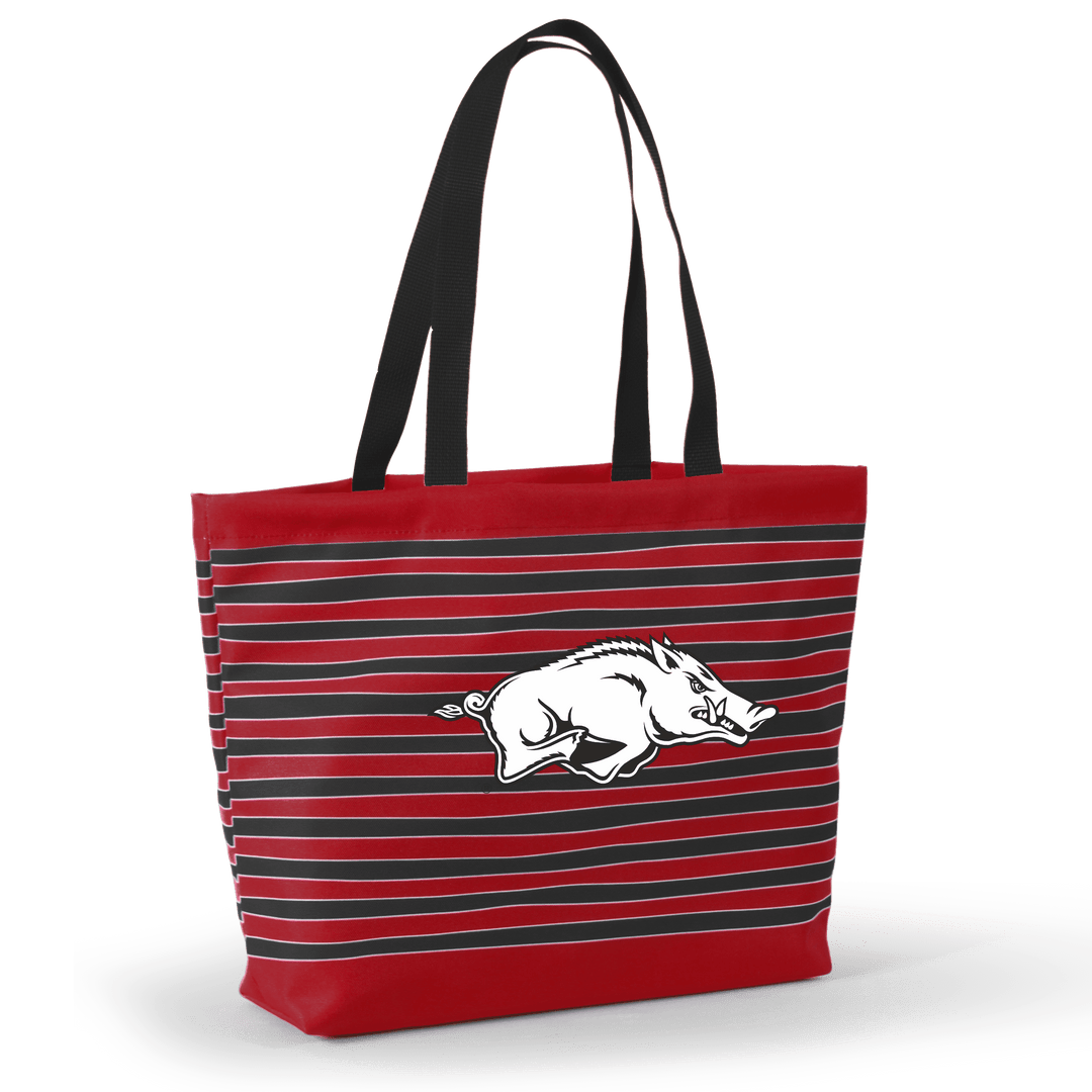 Desden Tote Default Value Arkansas Tatum Tote Wavy Striped Tote  by Desden