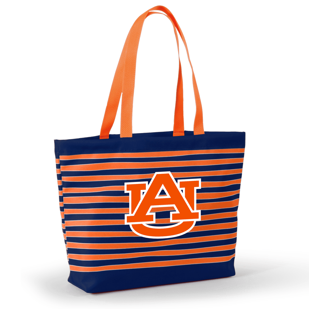Desden Tote Default Value Auburn Tatum Tote Wavy Striped Tote  by Desden