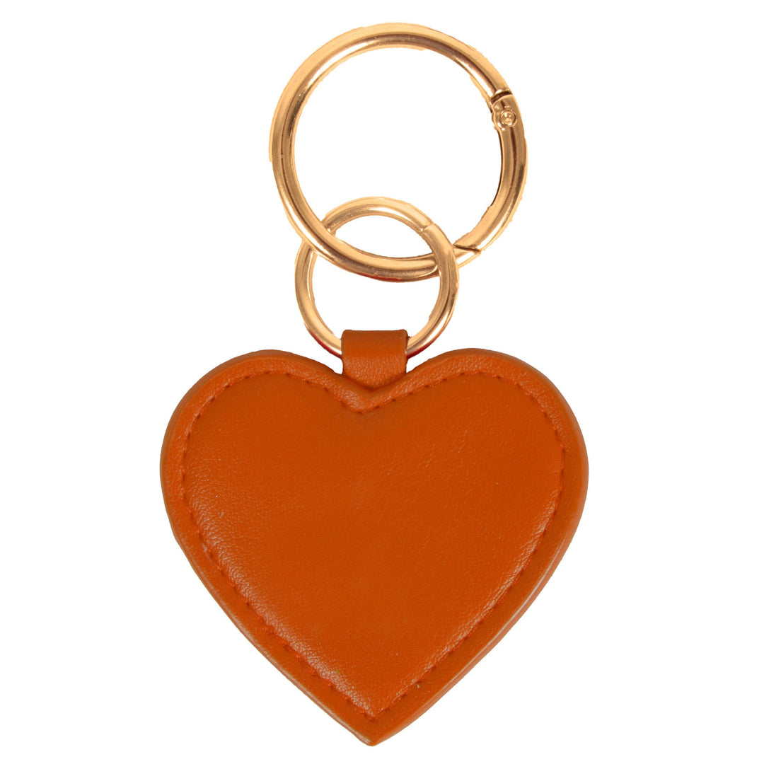 Desden Accessory Default Value Burnt Orange Heart Purse Charm/ Key Ring by Desden