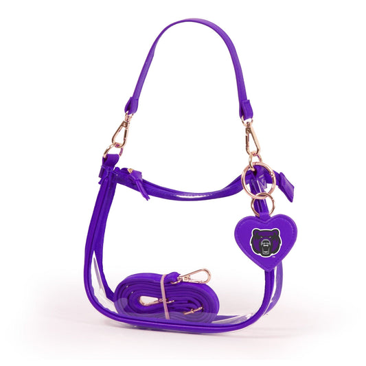 Central Arkansas Clara Clear Crossbody Purse, stadium-approved, officially licensed, by Desden