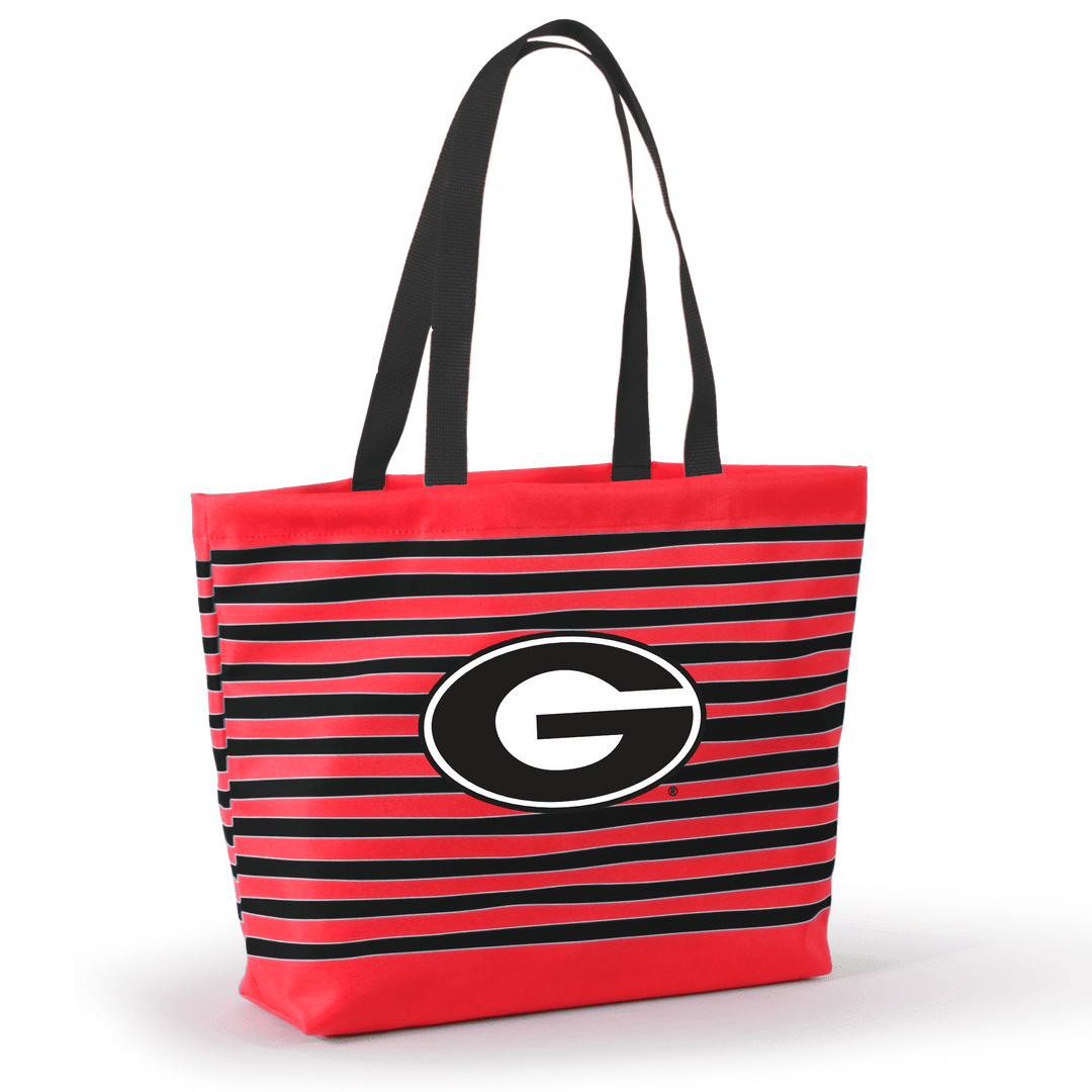 Desden Tote Default Value Georgia Tatum Tote Wavy Striped Tote  by Desden