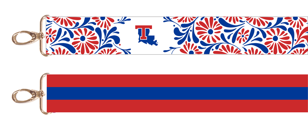 Desden Accessory Default Value Louisiana Tech  Floral Strap by Desden