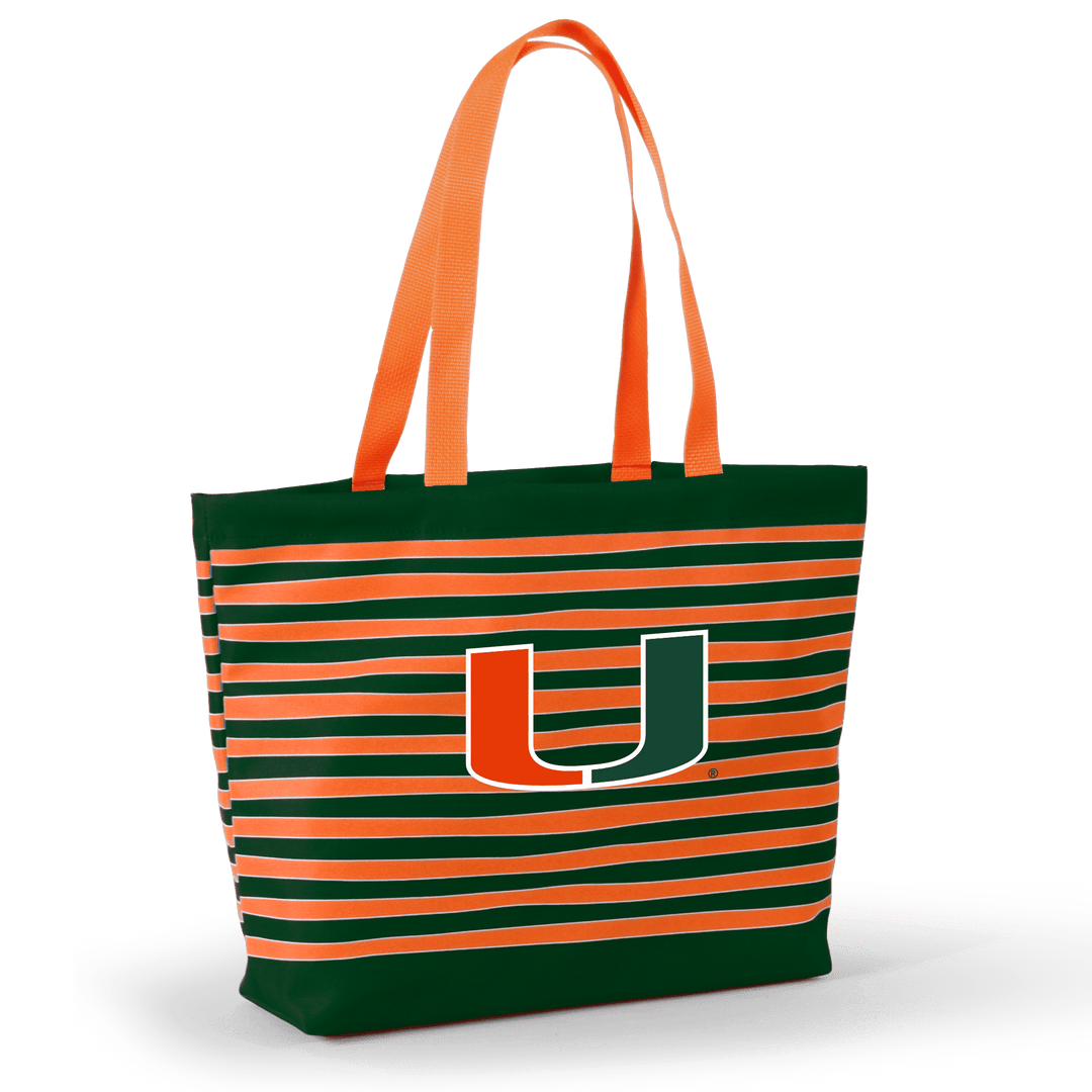 Desden Tote Default Value Miami Tatum Tote Wavy Striped Tote  by Desden