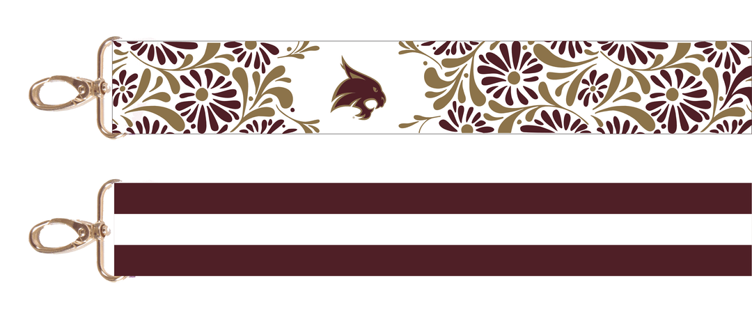 Desden Accessory Default Value Texas State  Floral Strap by Desden