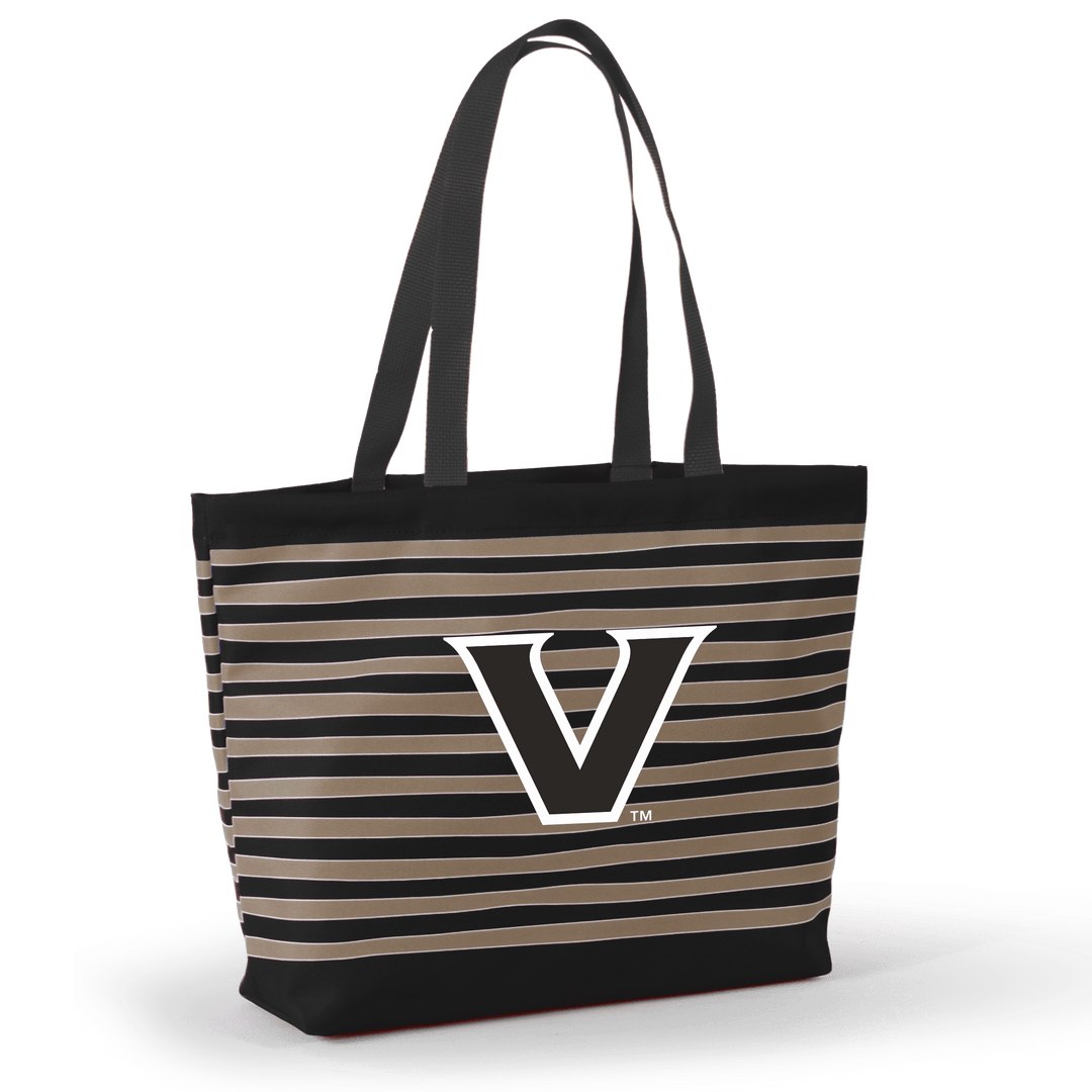 Desden Tote Default Value Vanderbilt Tatum Tote Wavy Striped Tote  by Desden