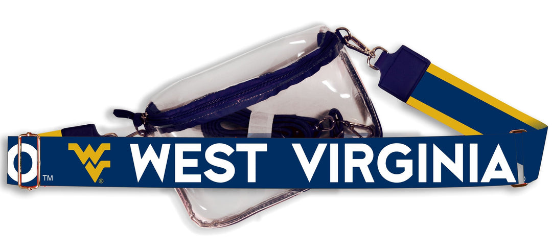 Desden Default Value West Virginia Hailey Clear Purse with Logo Strap by Desden