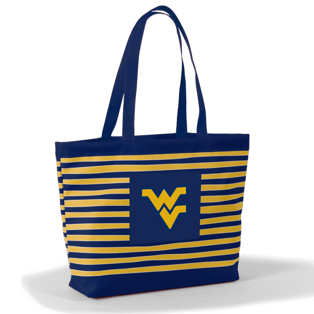 Desden Tote Default Value West Virginia Tatum Tote Wavy Striped Tote  by Desden