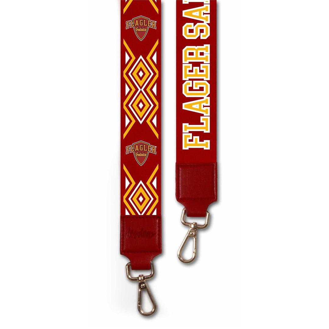 Desden Purse Strap Flagler College purse strap in Crimson Red and Gold by Desden - 2 " wide purse strap