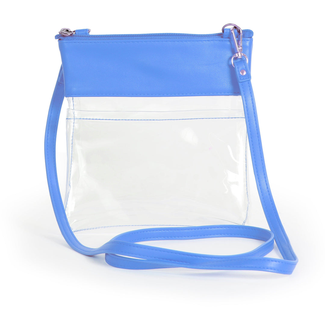 Desden Purse Gameday Crossbody in Vegan Leather - Carolina Blue