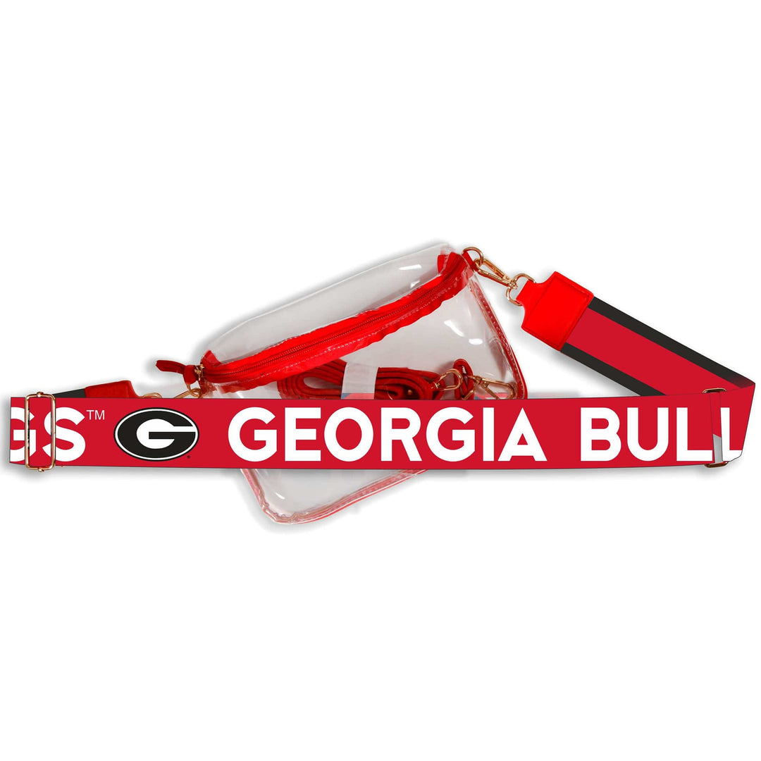 Desden Georgia Hailey Clear Sling Bag with Logo Strap by Desden