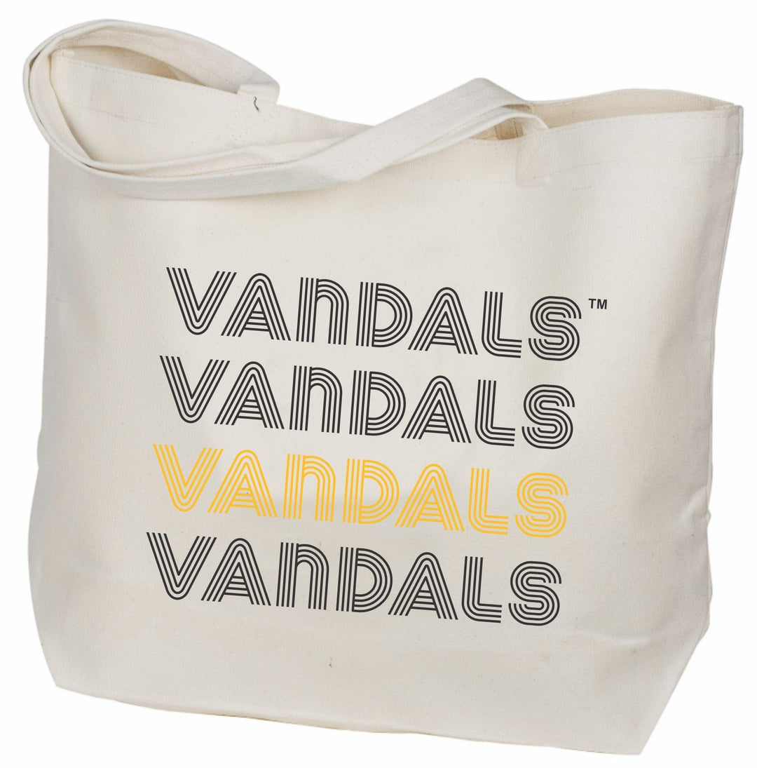 Desden Idaho Vandals Canvas Tote Bag in Crimson - USA Made Tote by Desden