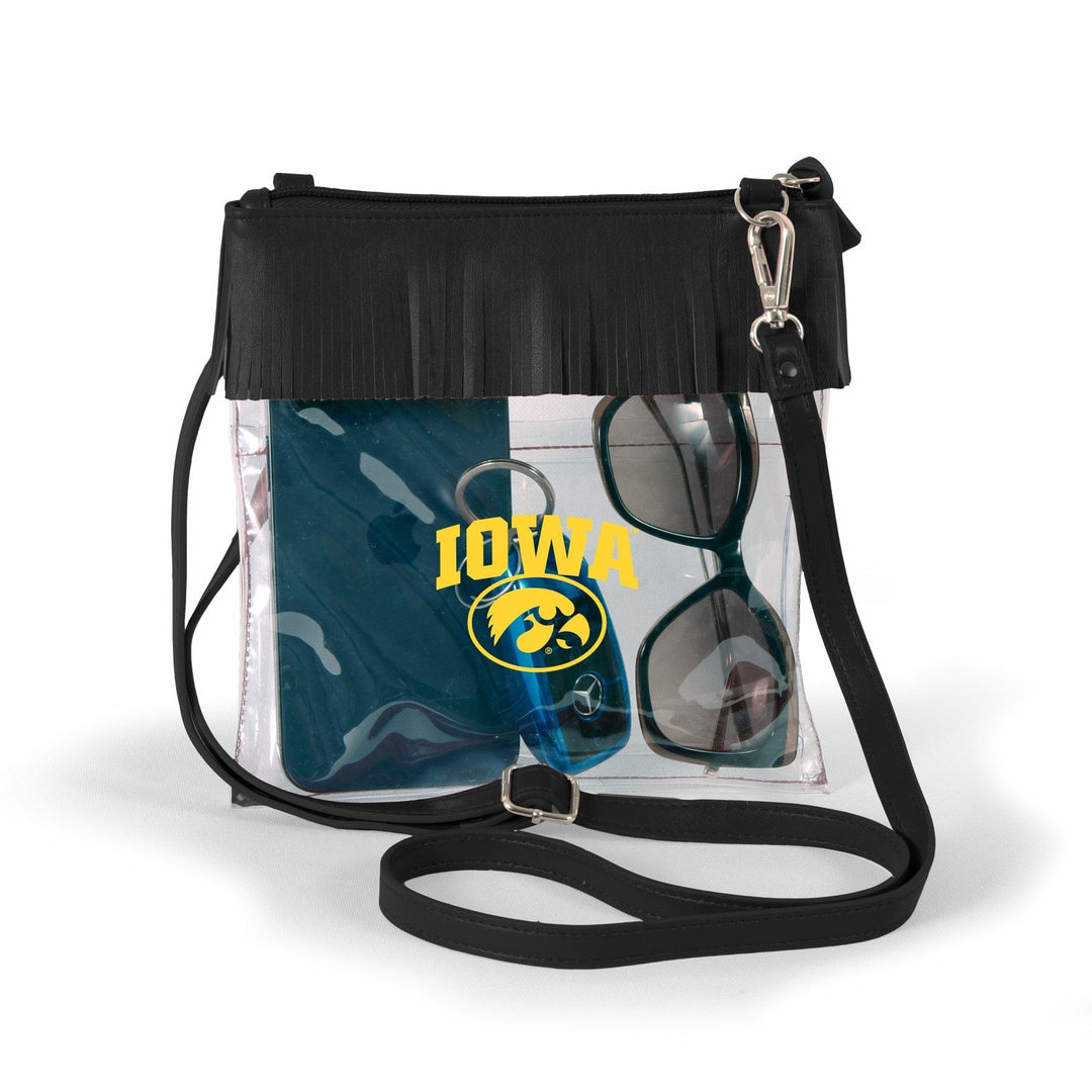 Desden Crossbody Iowa Clear crossbody with fringe by Desden