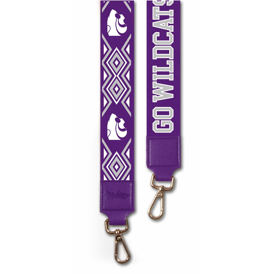 Desden Purse Strap Kansas State purse strap in Purple and White by Desden