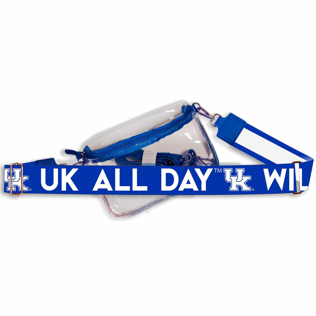 Desden Kentucky Hailey Clear Sling Bag with Logo Strap by Desden