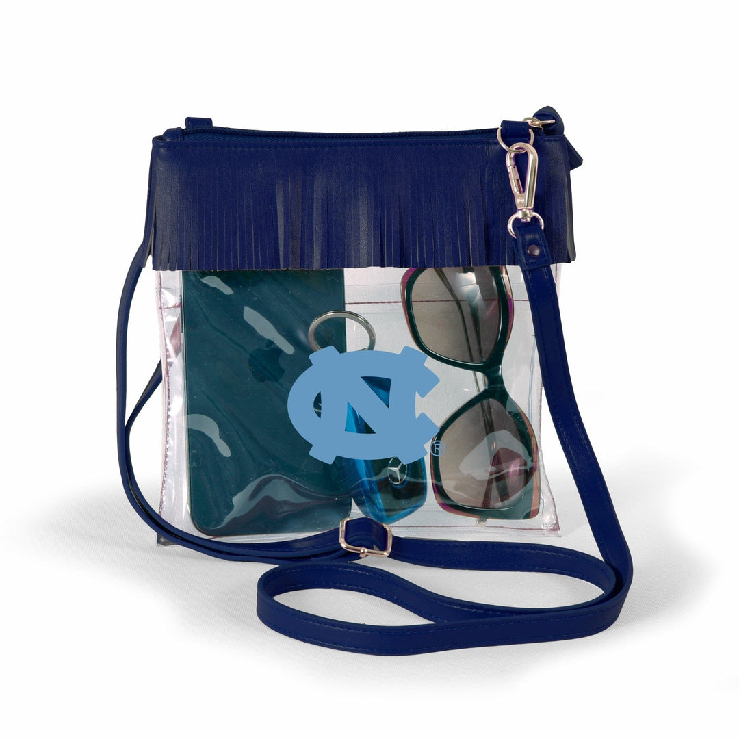 Desden Crossbody North Carolina Clear crossbody with fringe by Desden