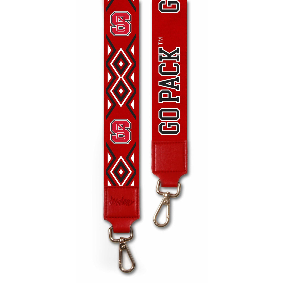 Desden Purse Strap North Carolina State purse strap in Red and Black by Desden