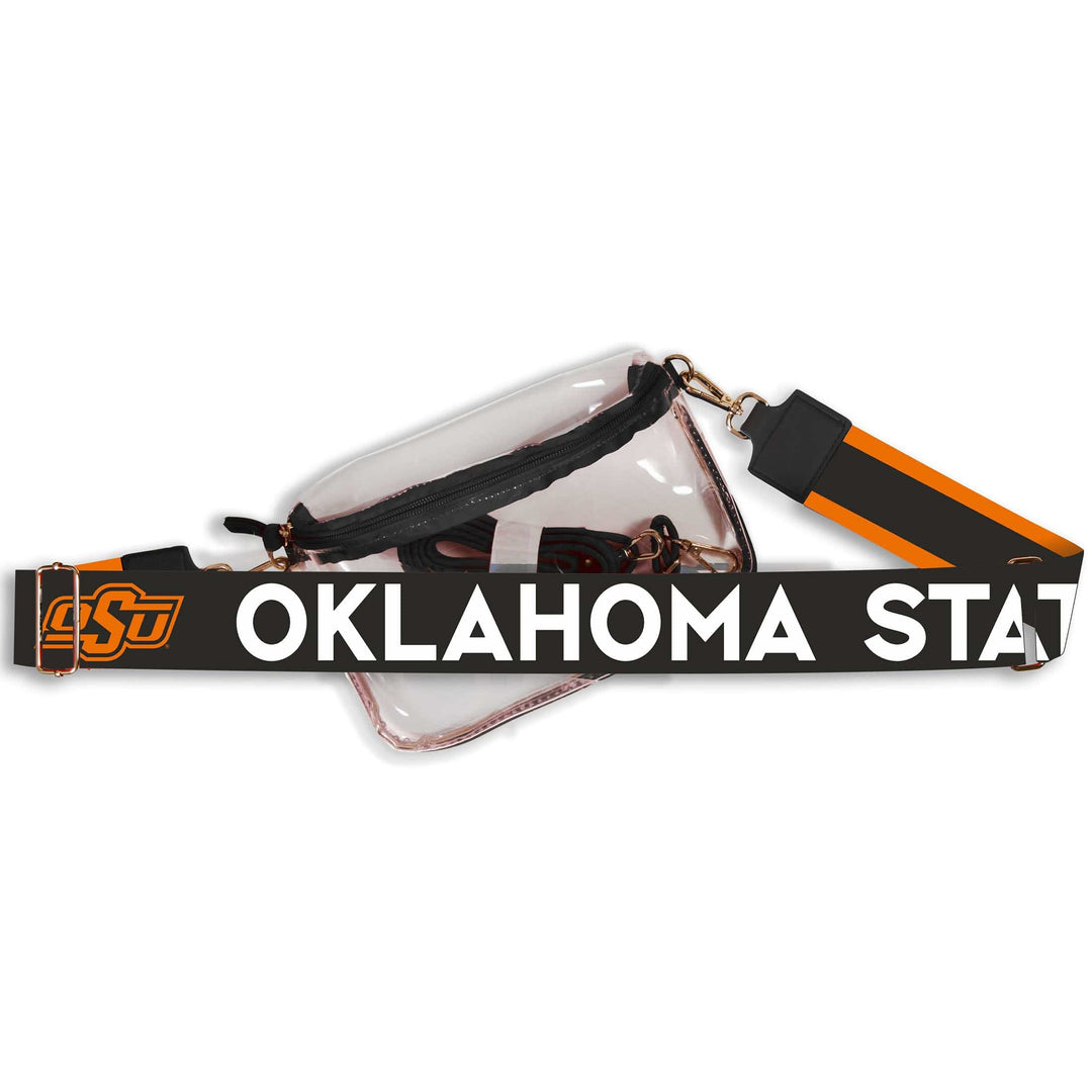 Desden Oklahoma State  Hailey Clear Sling Bag with Logo Strap by Desden