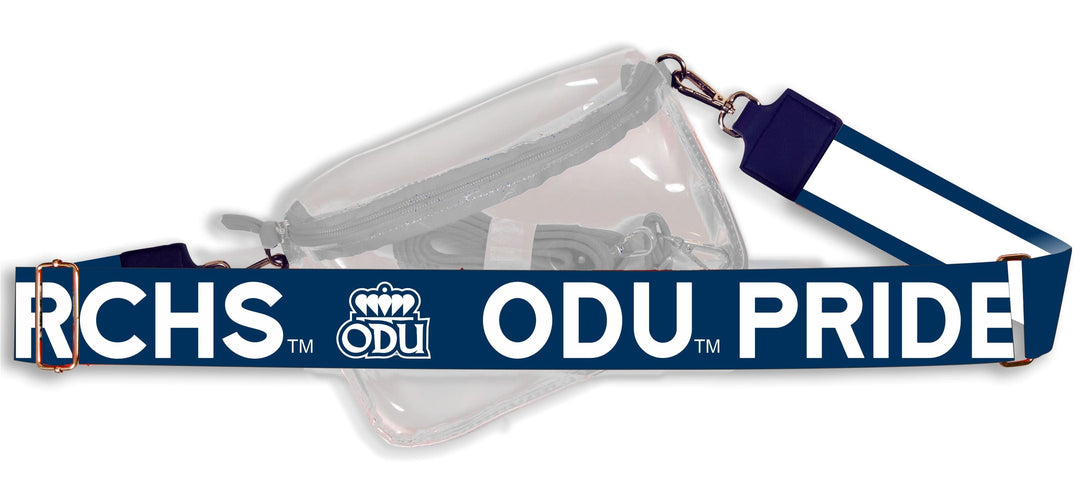 Desden Purse Old Dominion Hailey Clear Sling Bag with Logo Strap by Desden