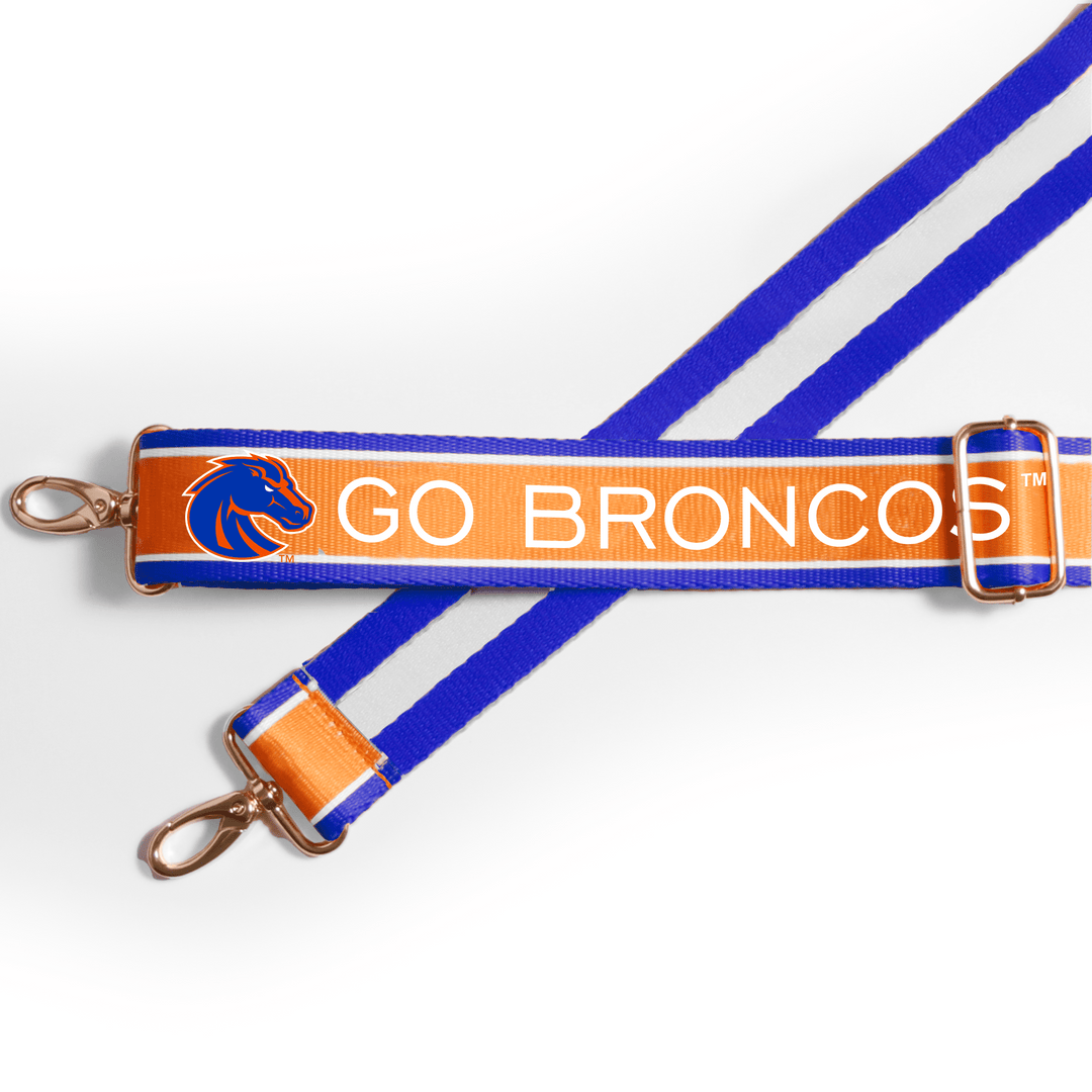 Desden Strap Patterned Shoulder Strap 1.5" - Boise State