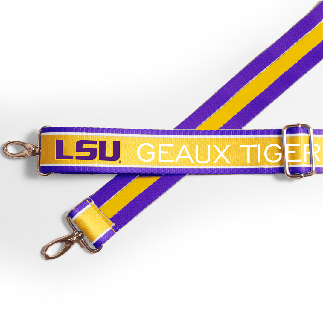 Desden Strap Patterned Shoulder Strap 1.5" - LSU
