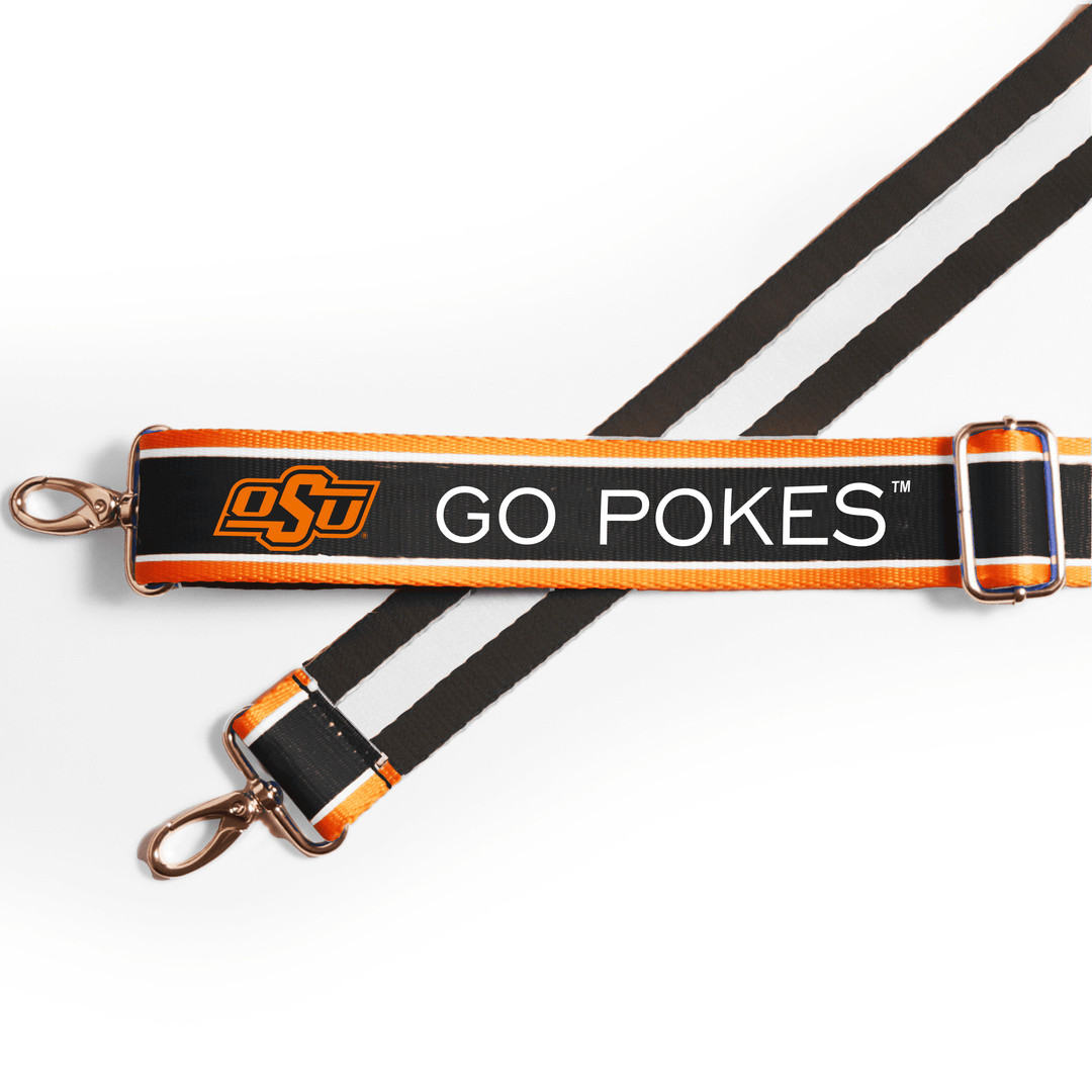 Desden Strap Patterned Shoulder Strap 1.5" - Oklahoma State