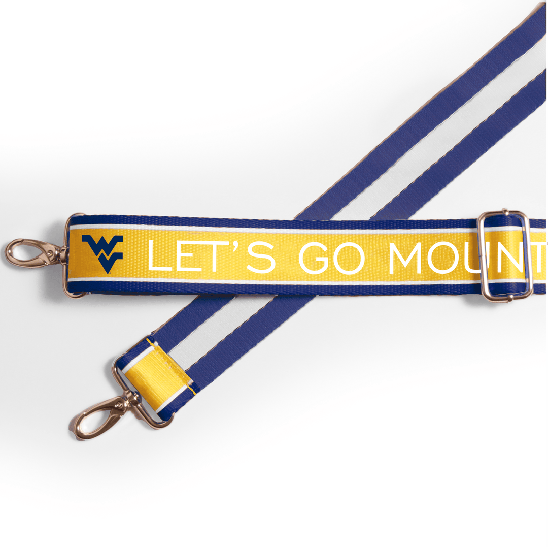 Desden Strap Patterned Shoulder Strap 1.5" - West Virginia