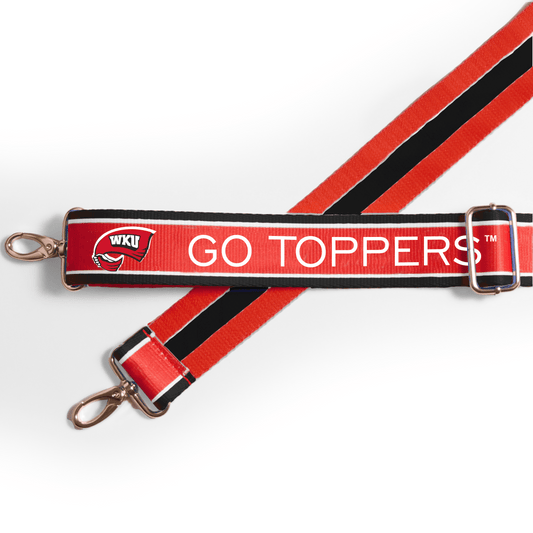 Western Kentucky Hilltoppers officially licensed patterned purse strap by Desden