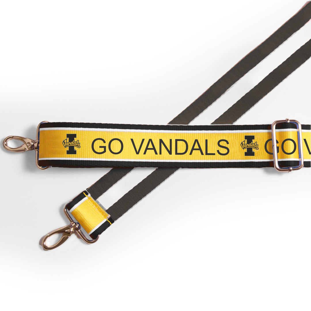 Desden Strap Pride Gold and Black Custom Printed Purse Strap for Women - Idaho Vandals by Desden
