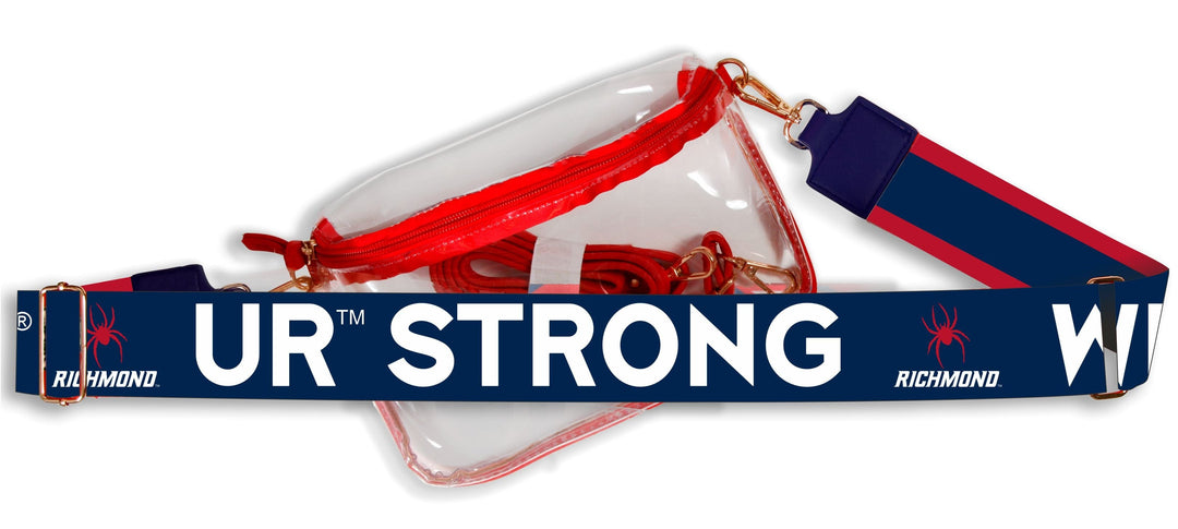 Desden Purse Richmond Hailey Clear Sling Bag with Logo Strap by Desden