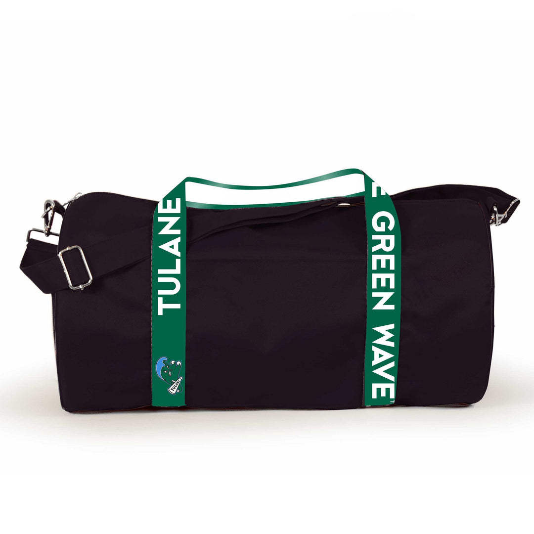 Desden Duffel Tulane Green Wave Round Duffel by Desden