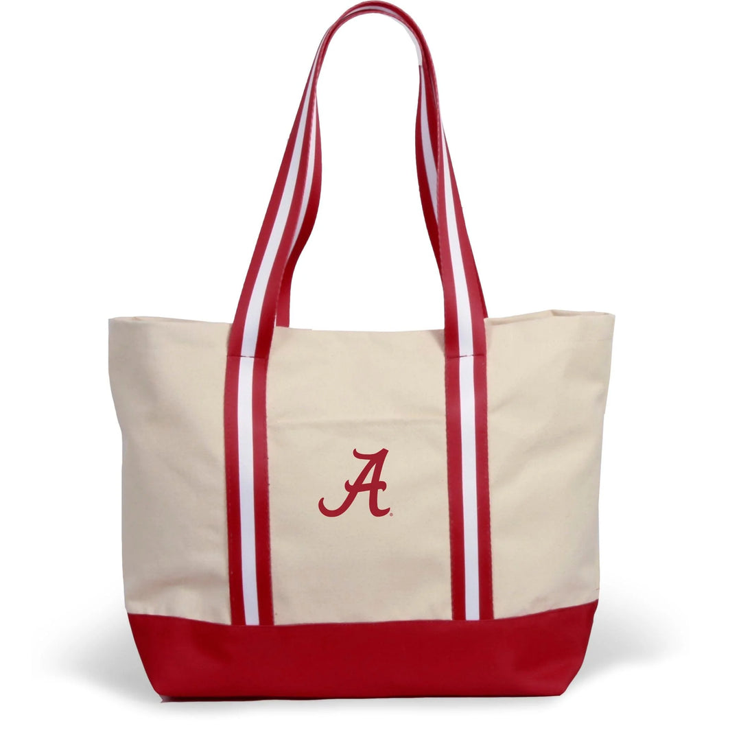 Desden Tote Bag University of Alabama Canvas Tote - Alabama Roll Tide