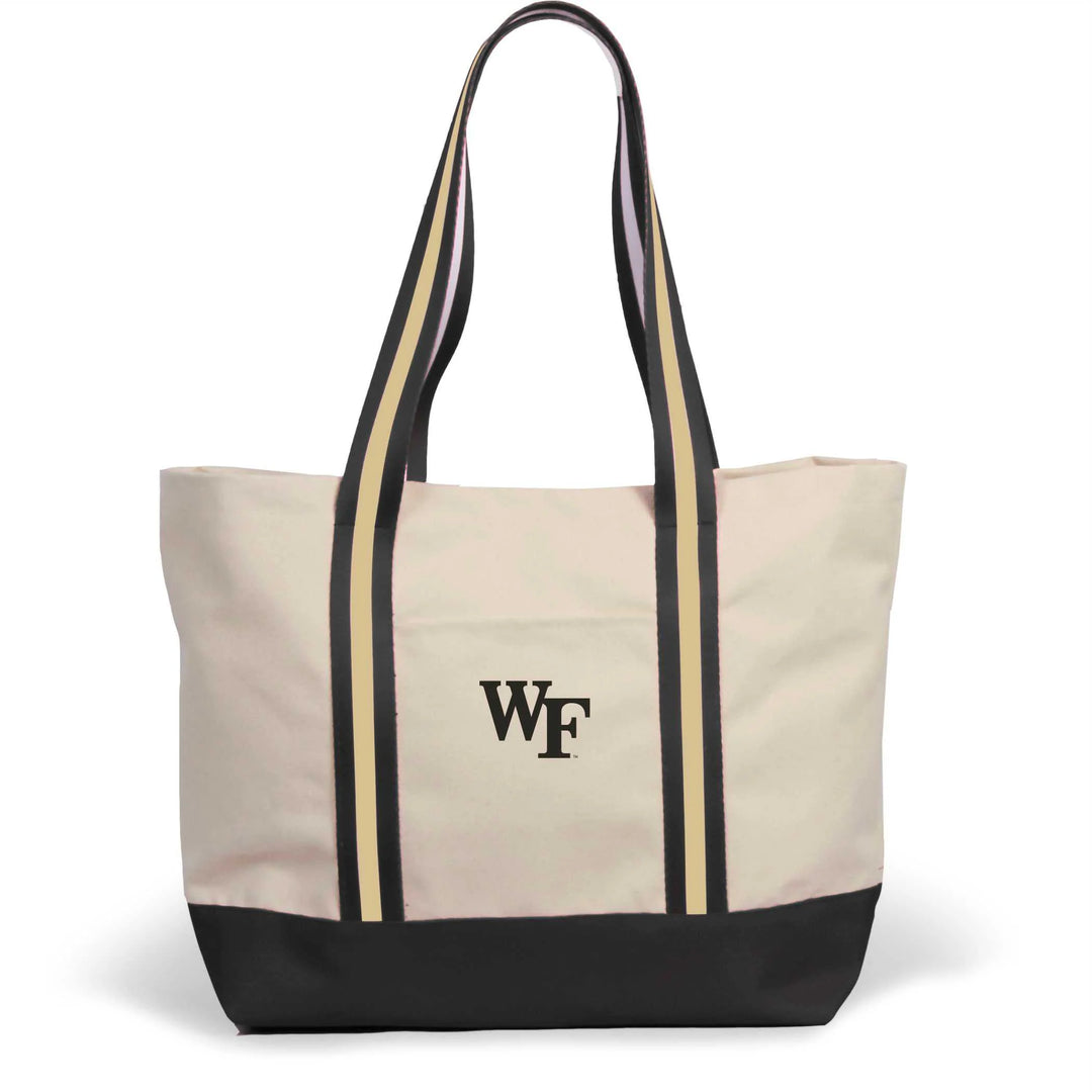Desden Tote Bag Canvas Boat Tote - Wake Forest