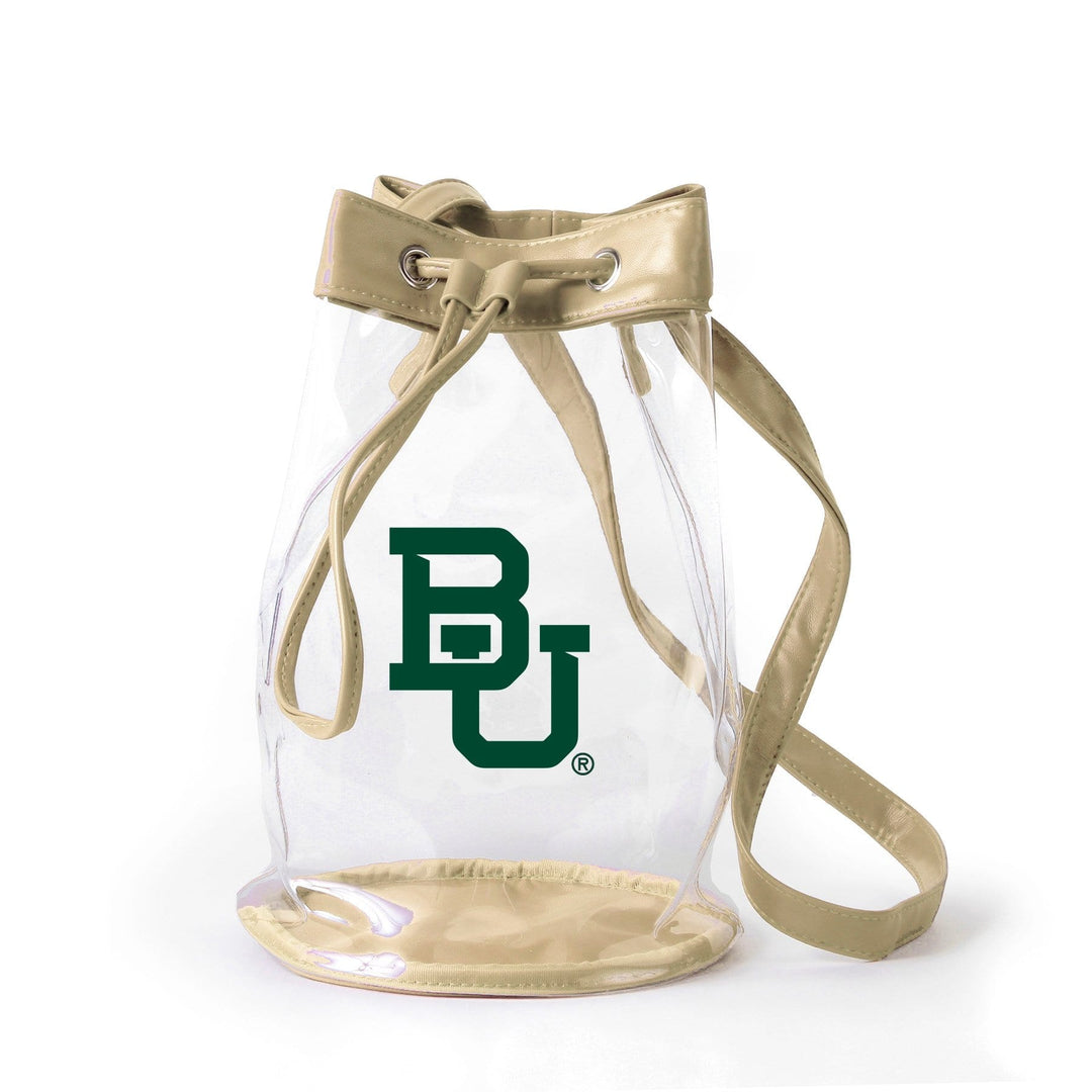Desden Purse Closeout:Madison Clear Bucket Bag- Baylor
