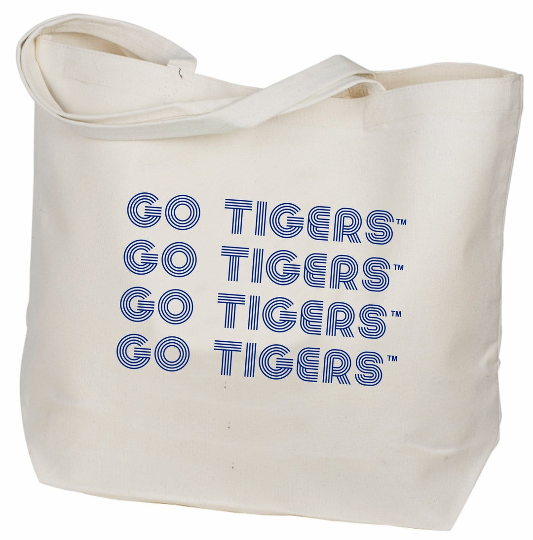 Desden Retro Canvas Tote Bag - Memphis