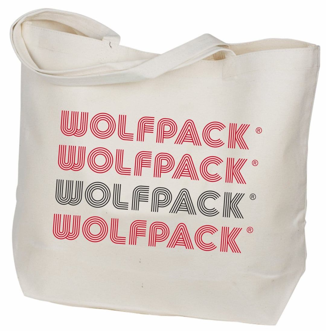 Desden Retro Canvas Tote Bag - North Carolina State