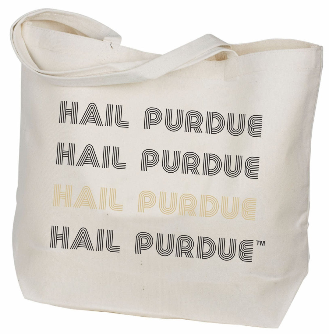 Desden Retro Canvas Tote Bag - Purdue University