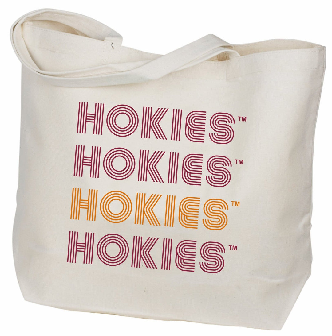 Desden Retro Canvas Tote Bag - Virginia Tech