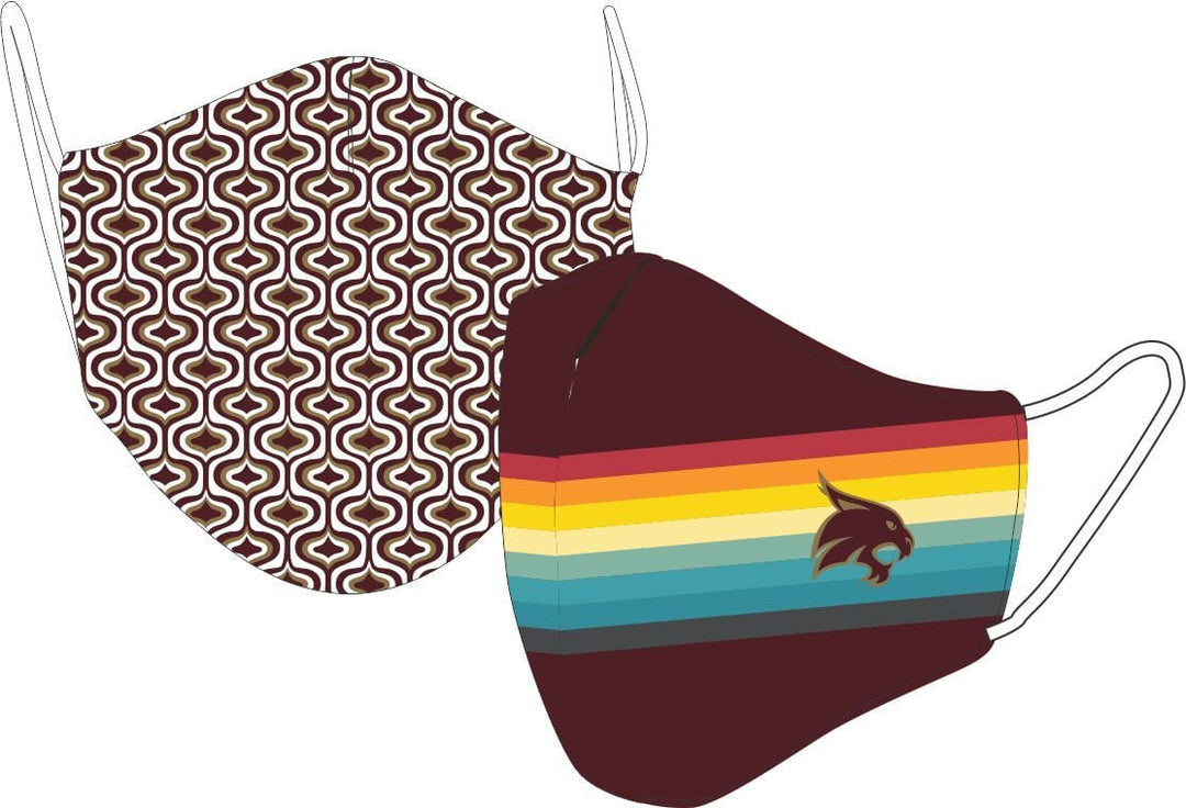 Desden Retro Face Mask Reversible- Texas State