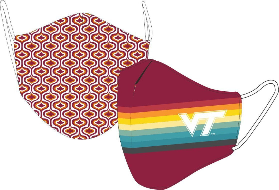 Desden Retro Face Mask Reversible- Virginia Tech