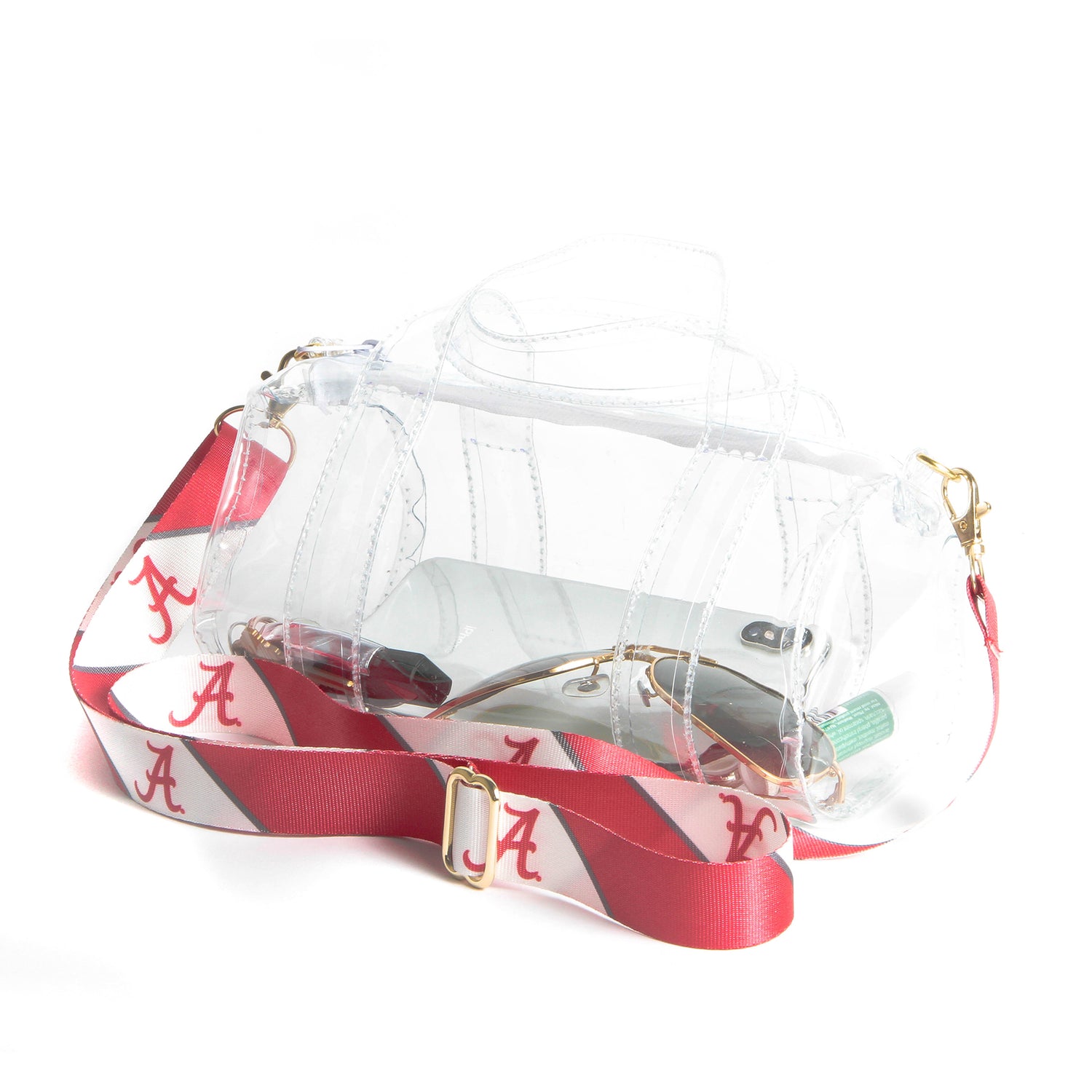 Kay Kay Clear Round Duffel Purse-23