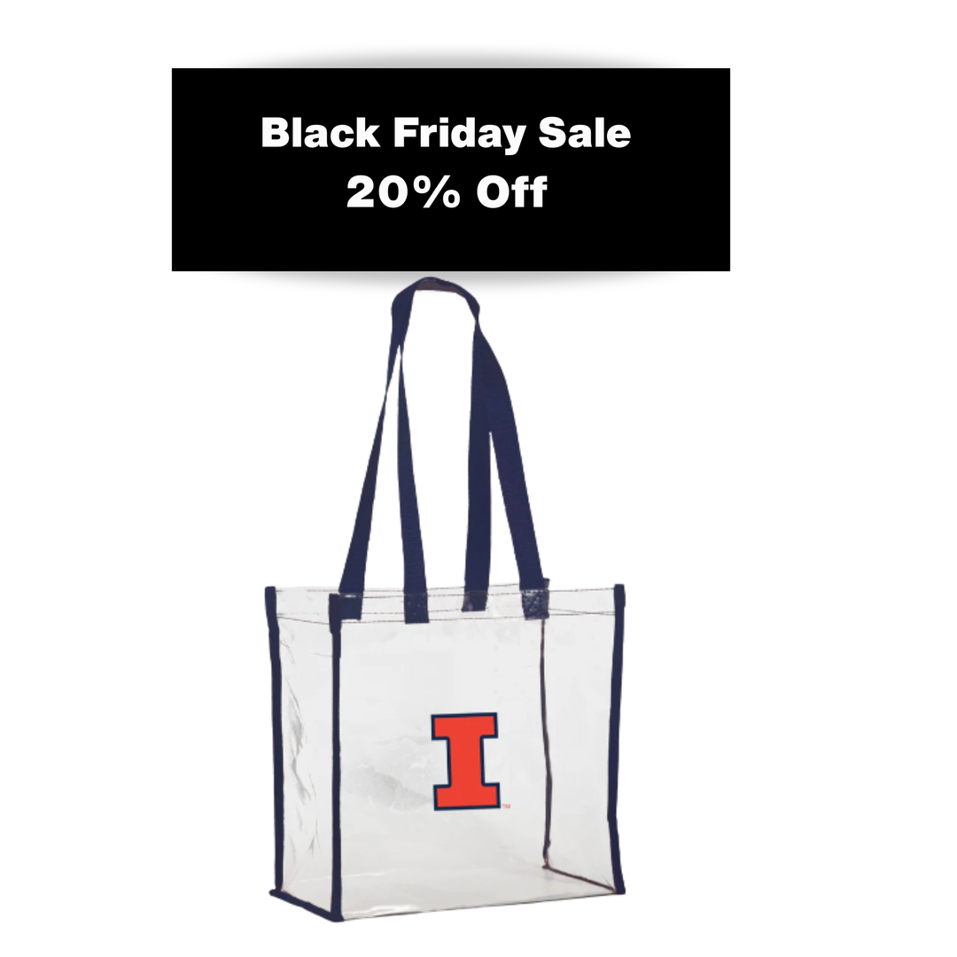 Open Top Clear Stadium Tote